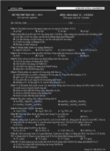 Đề thi thử học kì 1  số 6 môn Hóa học 11 (cơ bản)